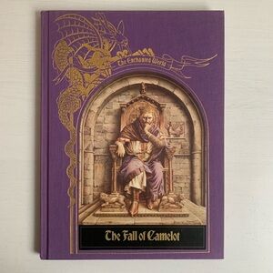 Vintage 1986 The Enchanted World THE FALL OF CAMELOT Canvas Hardcover Book